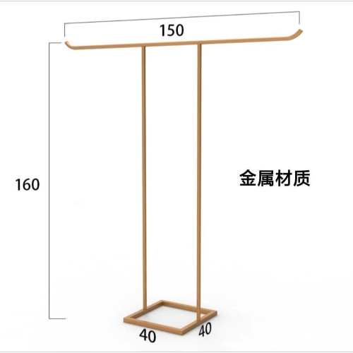 中式漢服展示架和服衣帽落地架禪意衣紋掛衣架唐裝仿古T字架鐵