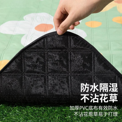 超音波野餐墊防潮墊加厚防水可攜式沙灘墊戶外地墊秋遊露營草地墊子