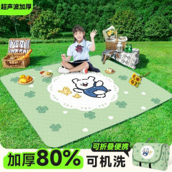野餐墊防潮墊加厚露營沙灘野炊春遊防水草坪墊子地墊戶外帳篷地墊