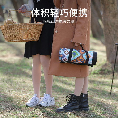 野餐墊防潮墊加厚戶外地墊野炊帳篷春遊墊子布可攜式野外防水ins風