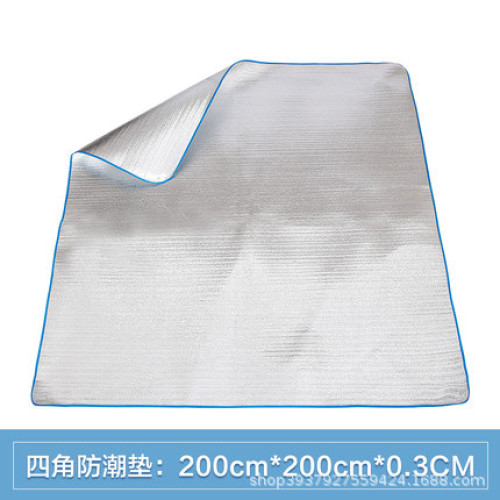 可攜式春遊露營防潮墊 2m*2m戶外沙灘防水鋁膜地墊 單人露營墊子