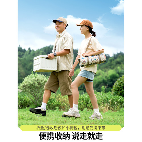 戶外超音波野餐墊加厚防水戶外露營防潮墊春遊帳篷地墊沙灘布毯子