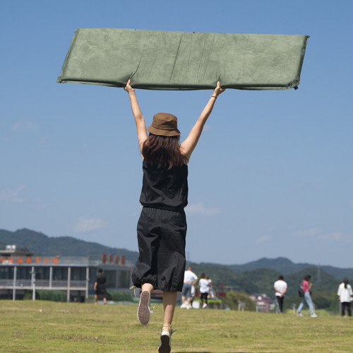 戶外自動充氣墊帳篷墊露營防潮墊可拼接野餐墊午休墊加厚秋冬地墊