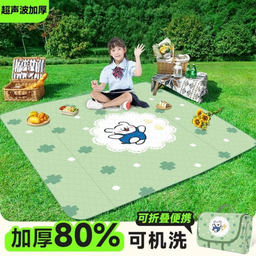 野餐墊防潮墊加厚露營沙灘野炊春遊防水草坪墊子地墊戶外帳篷地墊