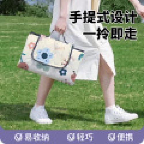 新款野餐墊戶外露營野餐坐墊公園春遊防潮墊防水野餐墊沙灘露營墊