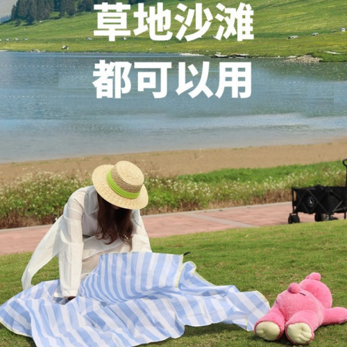 圖案野餐墊防潮墊加厚地墊戶外露營野餐布沙灘墊音樂節坐墊
