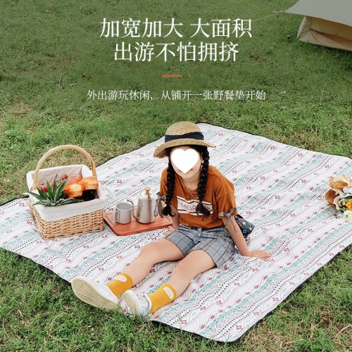 F5G野餐墊戶外春遊防潮墊野外野餐布可攜式防水草坪野炊地墊子郊遊