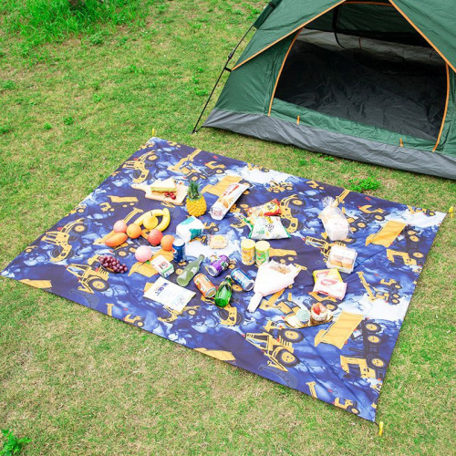時尚野餐墊可攜式加厚露營墊享受戶外時光鏈