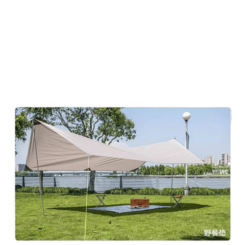 P5H加厚防潮墊戶外可攜式可折疊公園草坪帳篷墊子防水雙層鋁膜野