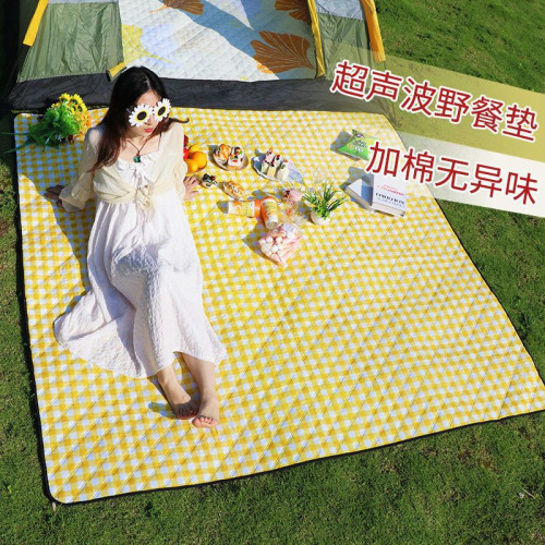 野餐墊春遊防潮墊野餐布郊遊加厚ins風戶外可攜式防水草野炊地墊子