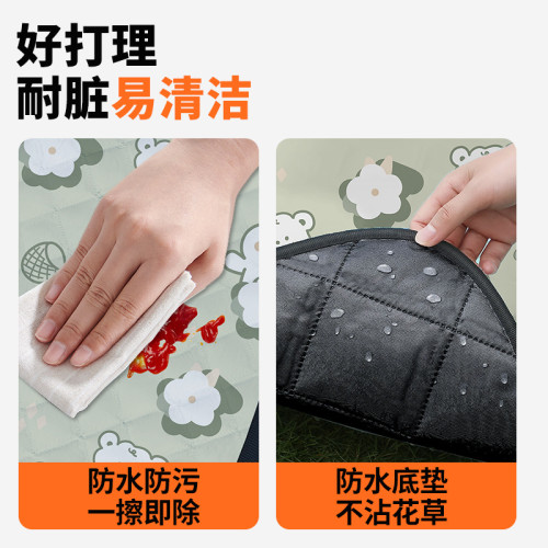 戶外野餐墊加厚墊戶外露營可攜式地墊防水沙灘墊子坐墊墊子