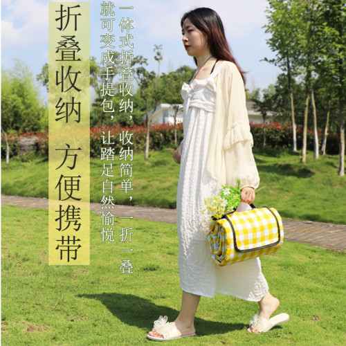 野餐墊防潮墊戶外用品露營帳篷地墊子郊遊野炊防水草坪加厚野餐布