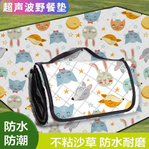 兒童小號野餐墊牛津布防水嬰幼兒一人迷你可愛卡通學生春遊防潮墊