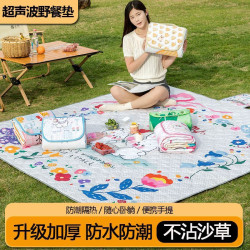 防潮墊地墊野餐草坪春遊野炊墊戶外防水可攜式帳篷加厚墊子沙灘墊