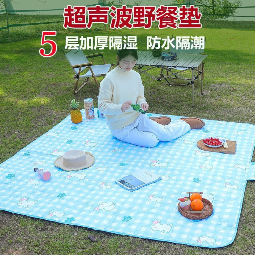 防潮墊地墊野餐草坪春遊野炊墊戶外防水可攜式帳篷加厚墊子沙灘墊