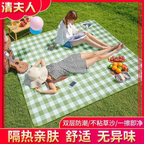 野餐墊防潮墊戶外野炊營沙灘帳篷地墊防水加厚野外露營墊子野餐布