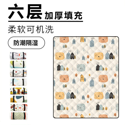 野外旅遊野餐墊防潮墊子特厚春遊草坪戶外露營帳篷野炊地墊ins風