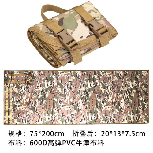 戶外裝備手提墊露營野餐墊折疊防水防潮狙擊手靶場戰術訓練射擊墊