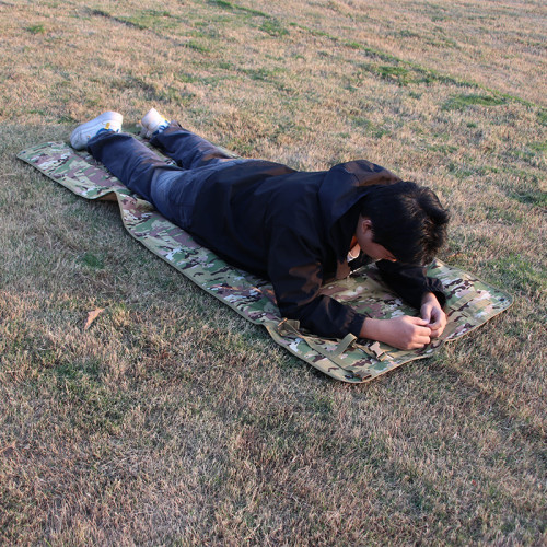 戶外裝備手提墊露營野餐墊折疊防水防潮狙擊手靶場戰術訓練射擊墊