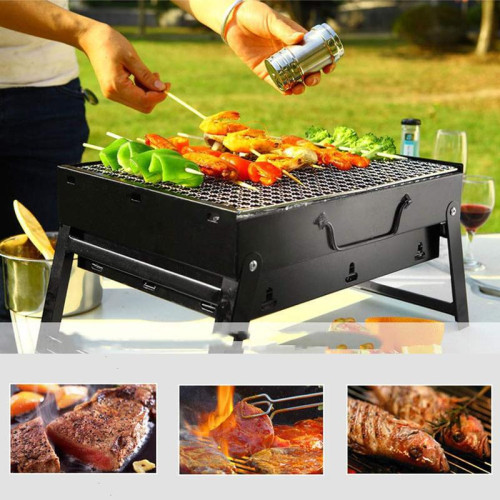 Portable charcoal grills Outdoor bbq grill Folding camping