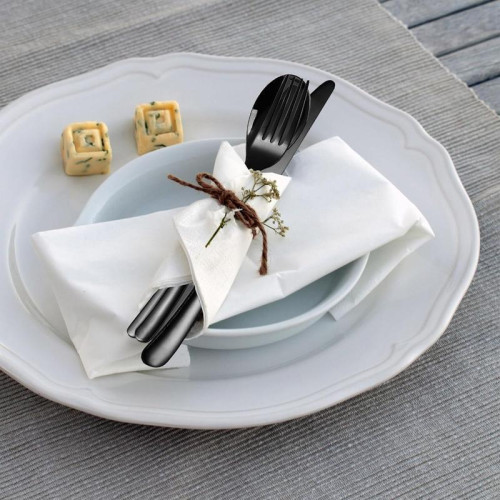 Stains Steel Cutlery Set for 1 Flatware Set with Case 3