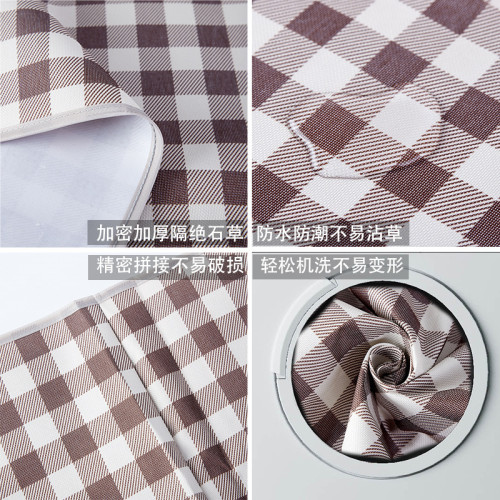 野餐墊潮墊加厚地墊戶外露營野餐布沙灘墊音樂節水坐墊子絨布