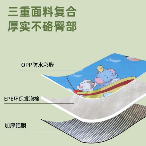 野餐墊戶外坐墊防水可折疊春遊沙灘地墊布野炊墊子加厚防潮墊