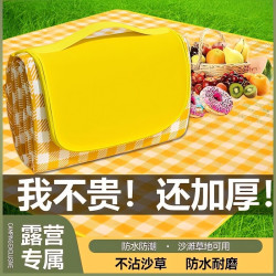 野餐墊防潮墊加厚戶外野炊野營沙灘帳篷地墊春遊坐墊防水草坪墊子