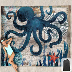款Beach Blanket Sandproof 95 80 Sand Free Beach Mat with