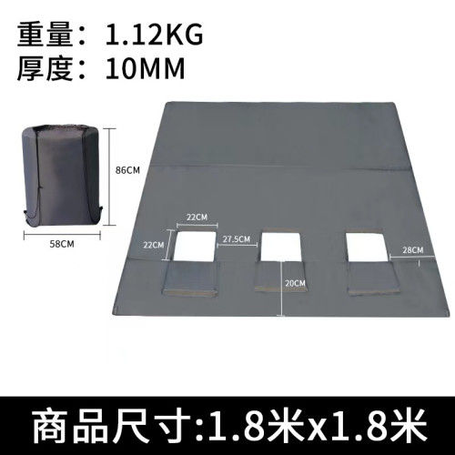 也冬釣帳篷裝備隔涼防潮加厚保暖冰釣墊多人使用冰釣專用