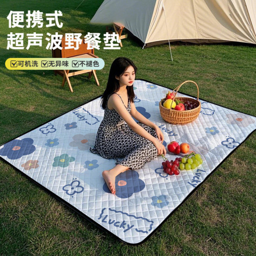 2026新款加厚防水野餐墊防潮墊春遊草坪坐墊戶外露營可攜式野餐地墊