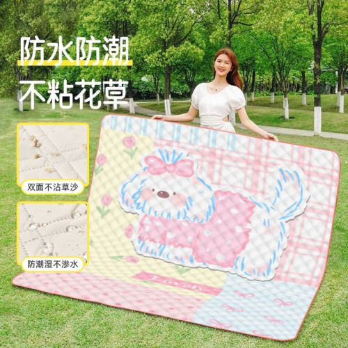 加厚野餐超音波防潮墊地墊防水戶外草坪露營春遊帳篷坐墊可攜式野炊