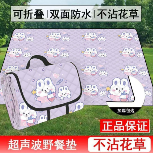野餐超音波戶外加厚帳篷地墊露營春遊坐墊防水可攜式防潮墊可折疊