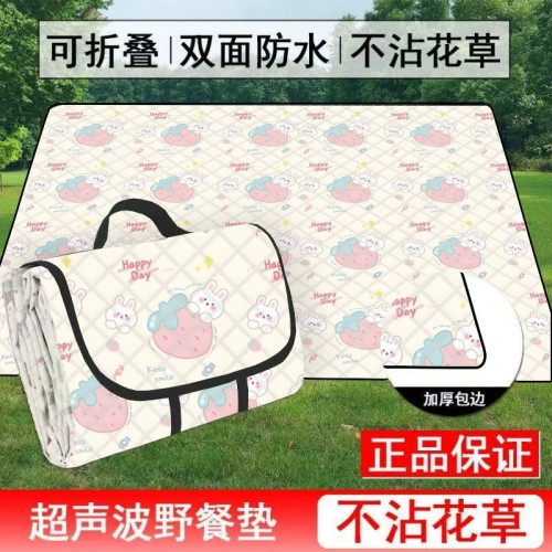 野餐超音波戶外加厚帳篷地墊露營春遊坐墊防水可攜式防潮墊可折疊