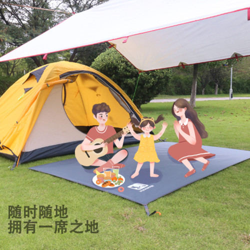 帳篷地蓆戶外天幕地布防水防潮野餐墊單3/4人牛津布耐磨防紥地墊