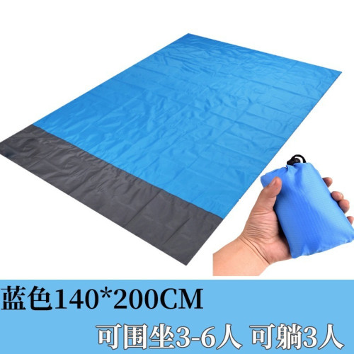 野餐墊超薄口袋防潮墊沙灘墊防水防沙超輕折疊可攜式地墊毯蓆子海邊