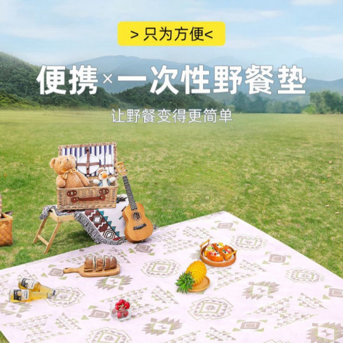 戶外加厚可攜式超大防潮地蓆 耐磨防紫外線地墊遮陽棚天幕野餐地墊