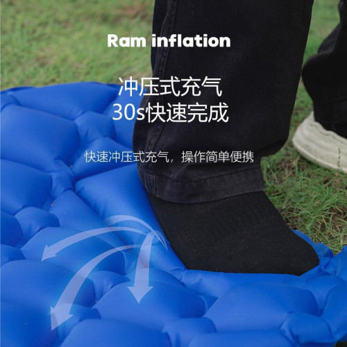 自動充氣床墊戶外露營帳篷睡墊便捷式氣墊單人防潮墊