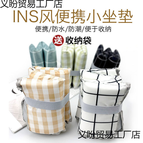 戶外防水坐墊折疊防潮隔涼可攜式泡沫公交車屁座墊隨身地墊小坐墊