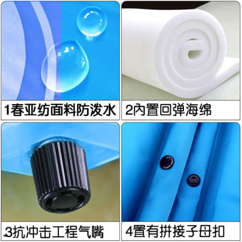 自動充氣墊戶外野餐墊加寬單雙人3-4人戶外睡墊室內午休墊