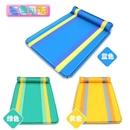 自動充氣墊戶外野餐墊加寬單雙人3-4人戶外睡墊室內午休墊