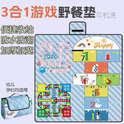 遊戯野餐墊防潮墊加厚戶外地墊野餐布春遊墊子露營墊防水可攜式坐墊
