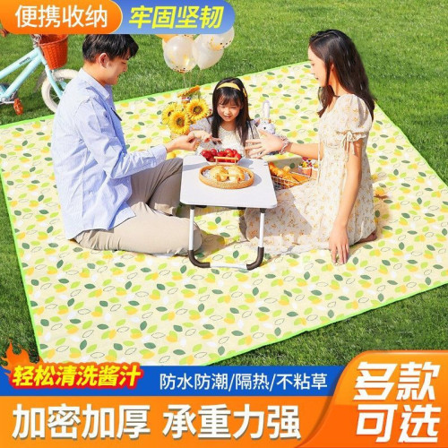 ✅野餐墊防潮墊加厚戶外野炊野營沙灘帳篷地墊防水草坪墊子可攜式郊