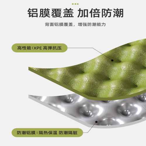 IXPE覆鋁膜蛋槽墊野營墊折疊午睡墊蛋巢墊戶外加厚野外露營防潮墊