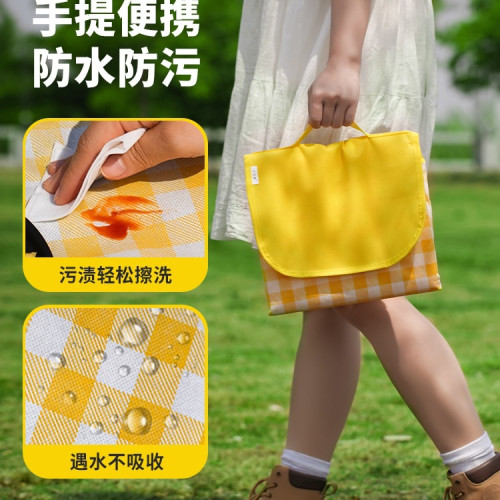 戶外野餐墊防潮墊加厚野炊野營沙灘帳篷地墊防水草坪墊子可攜式