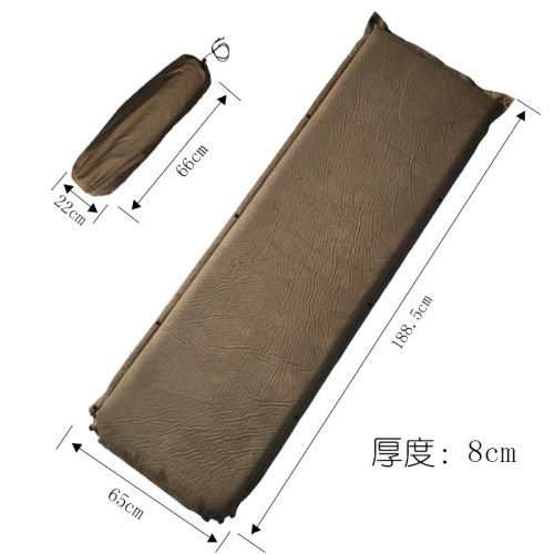 戶外自動充氣墊 8CM加厚麂皮絨防潮睡墊午休郊遊露營 野營氣床