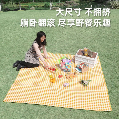野餐墊戶外ins風可攜式野餐墊防潮墊防水加厚防沙野外地墊