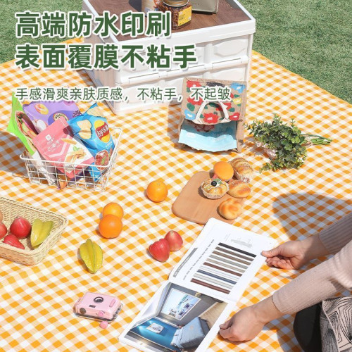 野餐墊戶外ins風可攜式野餐墊防潮墊防水加厚防沙野外地墊