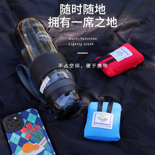 野餐墊超薄口袋防潮墊沙灘墊防水防沙超輕折疊可攜式地墊毯蓆子海邊