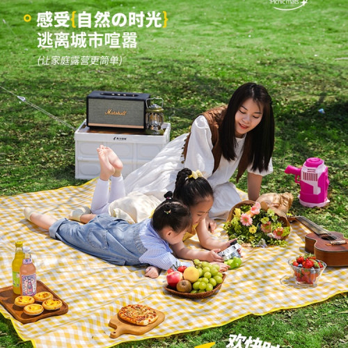 野餐墊防潮墊加厚戶外野炊野營沙灘帳篷地墊防水草坪墊子可攜式